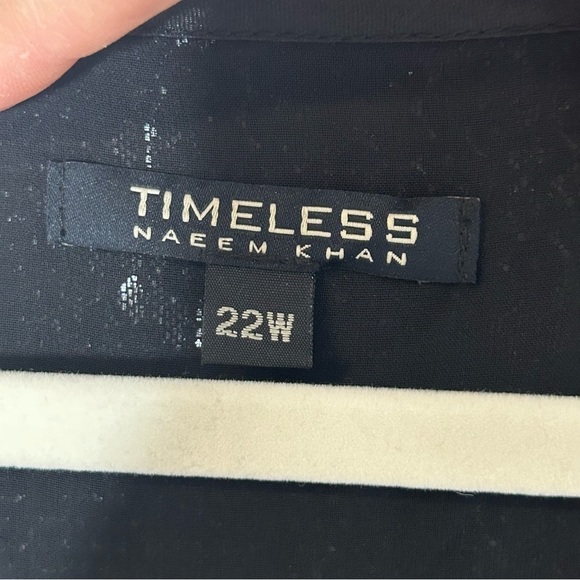 TIMELESS Naeem Khan Black Sequin Tank Top - Picture 7 of 9